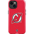 NHL New Jersey Devils Solid Background iPhone 15 Impact Case